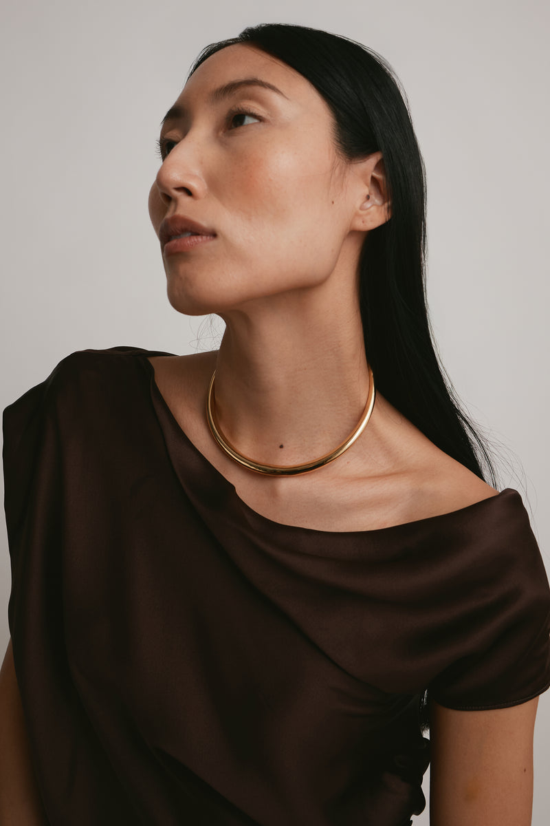 Romy Metal Collar Necklace