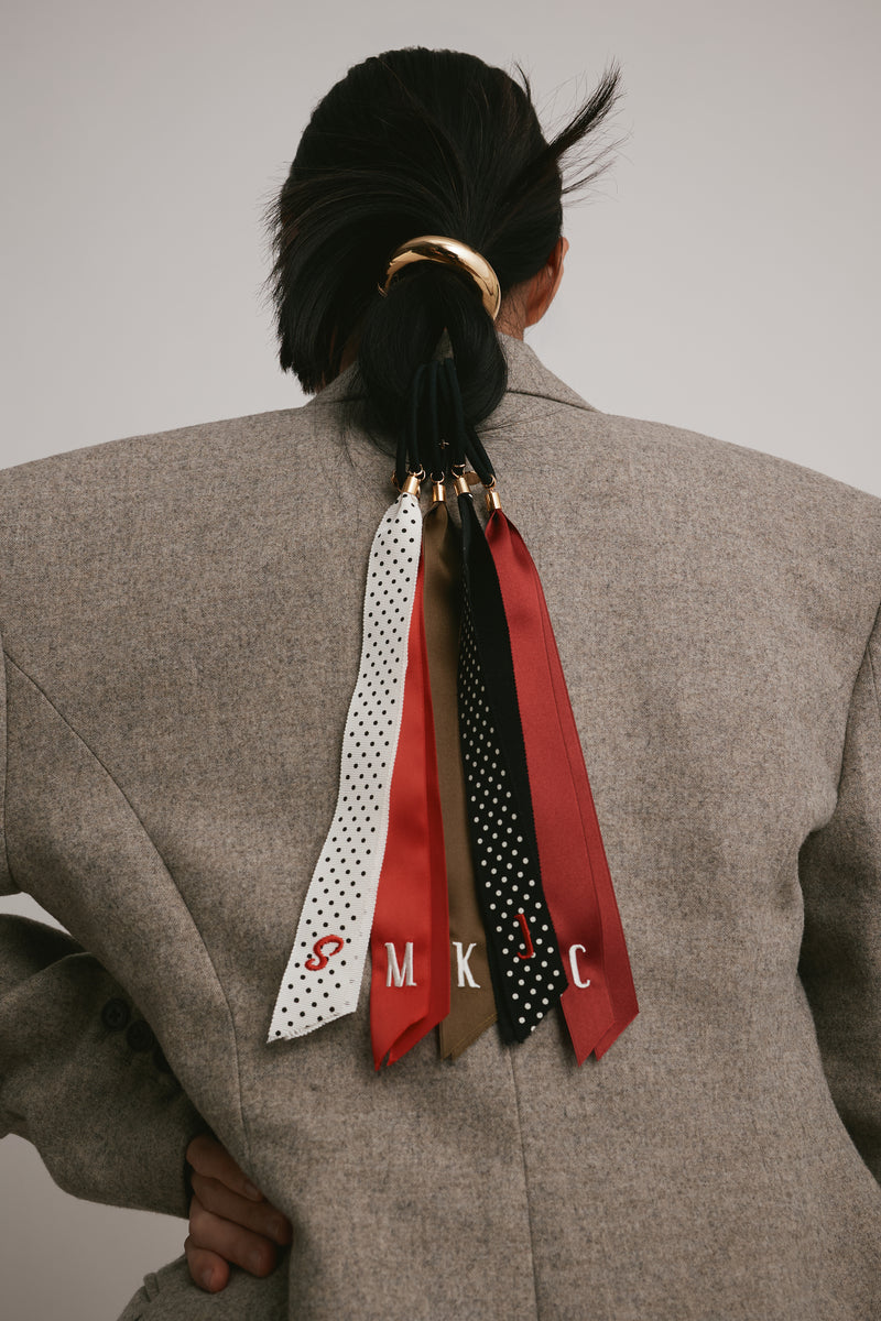 Monogram Pony Ribbon