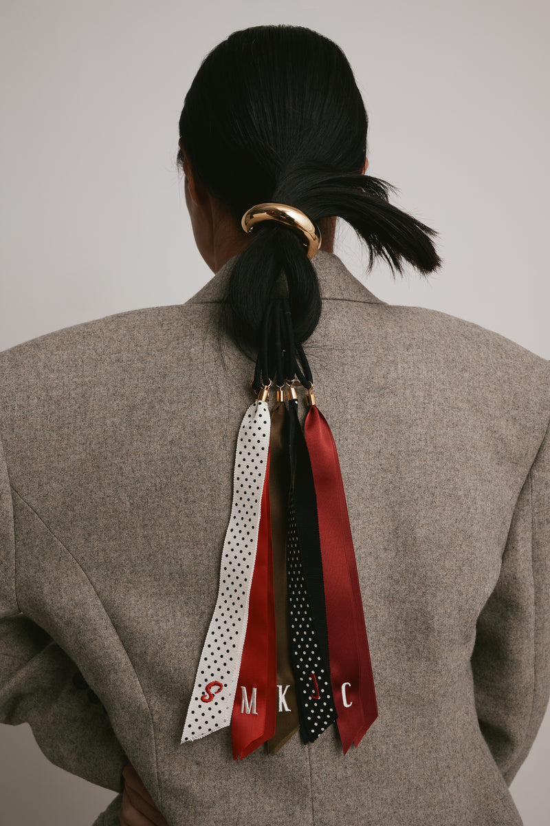 Monogram Pony Ribbon