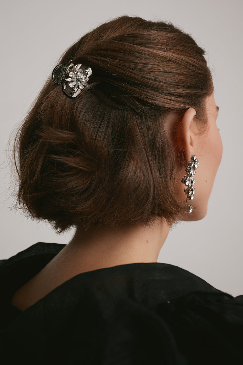 Stella Crystal Floral Mini Claw Clip