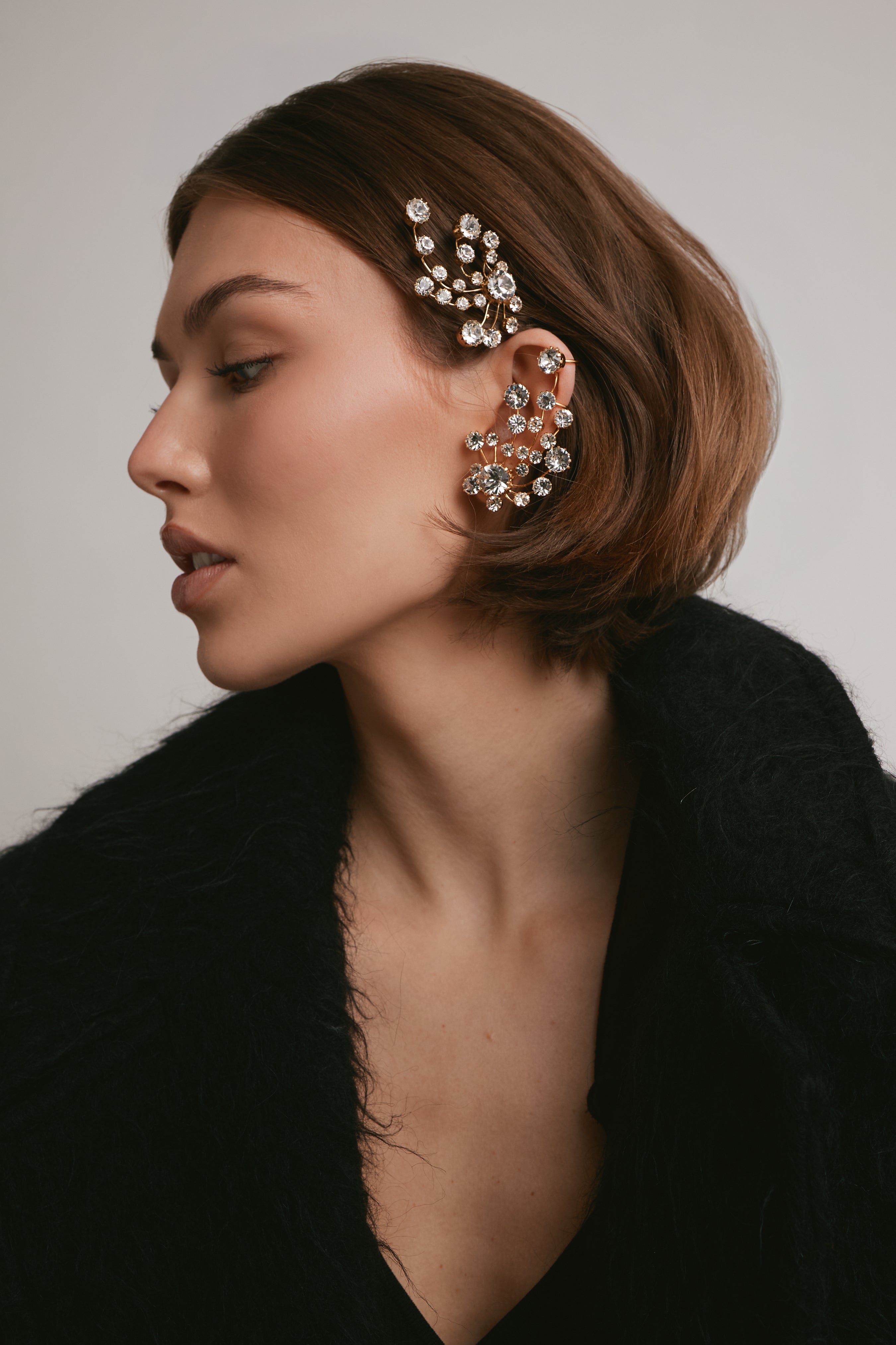 Briar Crystal Ear Cuff