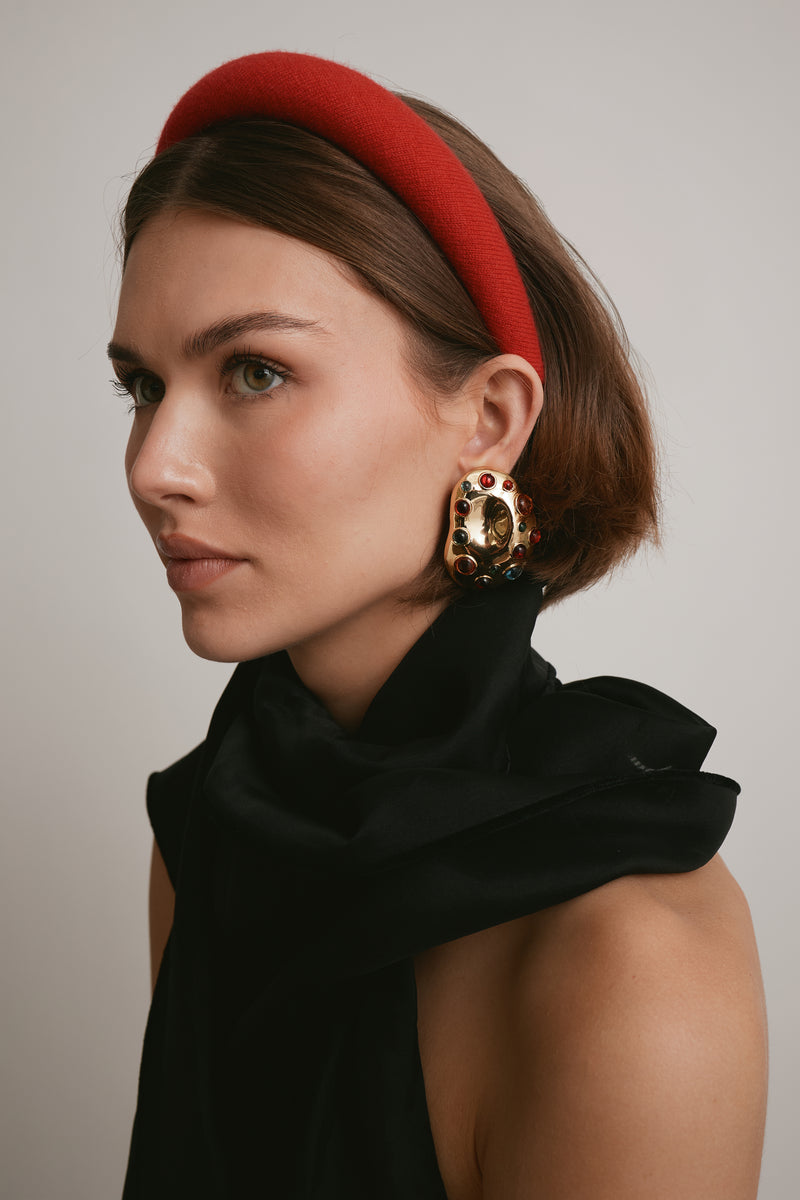 Simone Cashmere Padded Headband