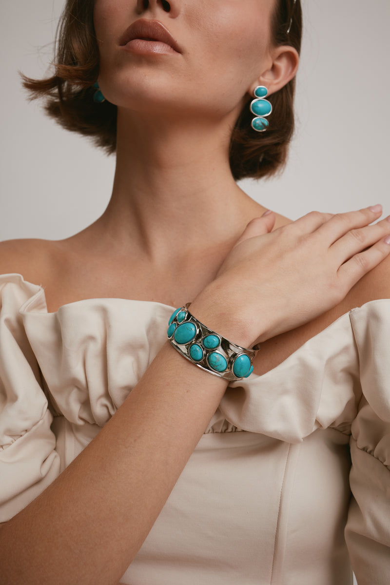 Vega Stone Cuff Bracelet