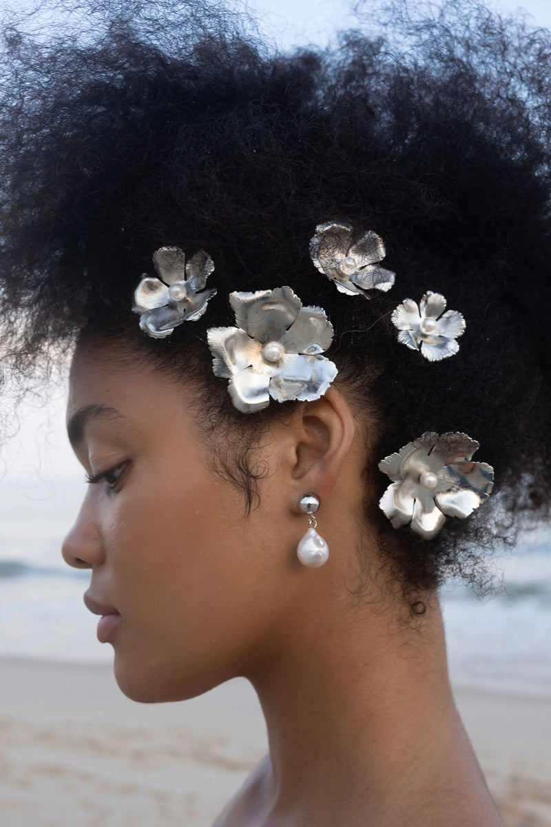 Eden Floral Comb Set