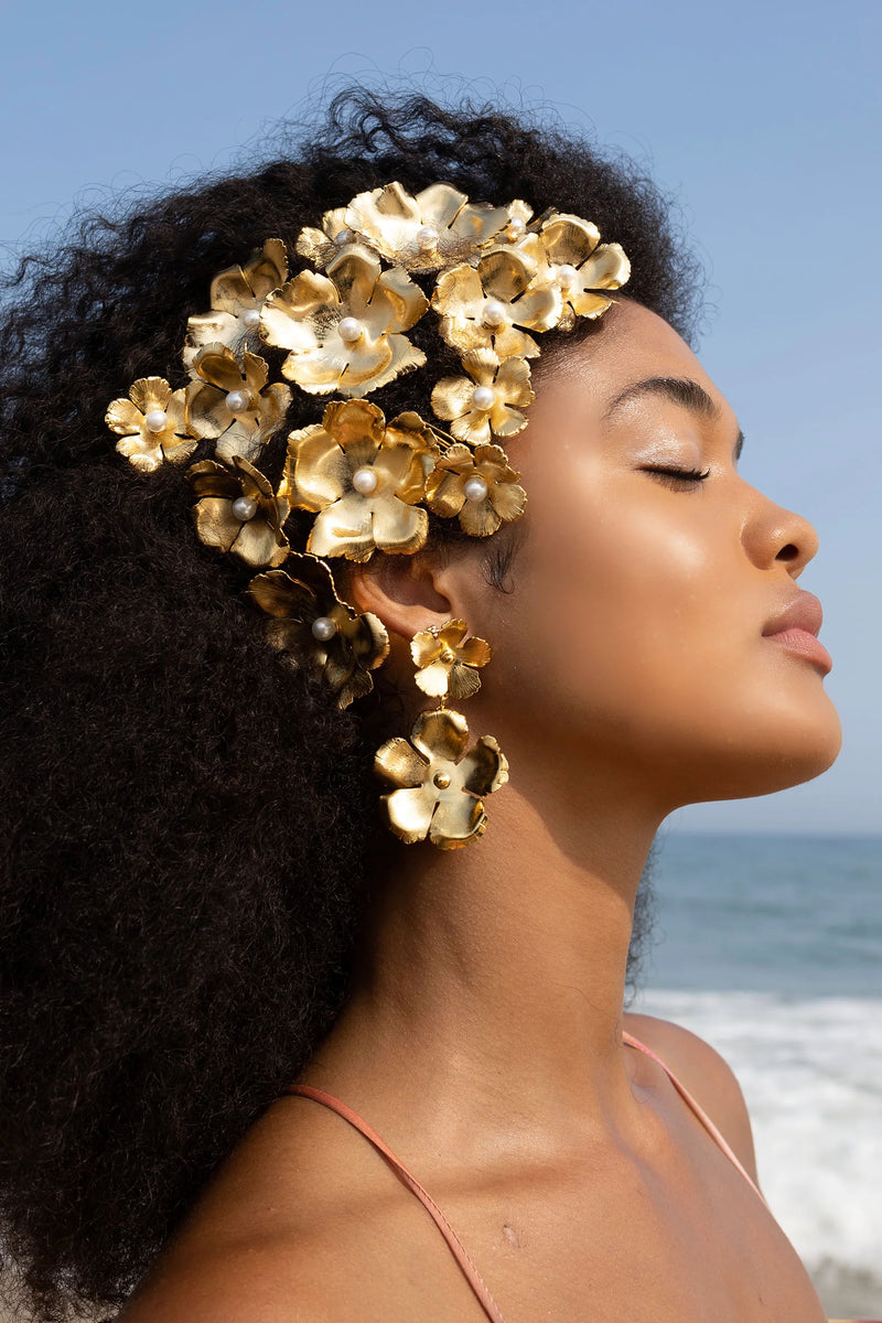 Eden Floral Comb Set