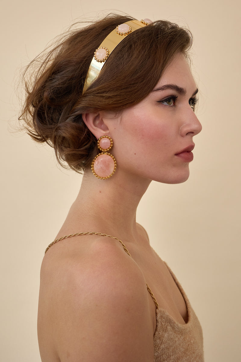 Lina Ballchain Drop Earrings