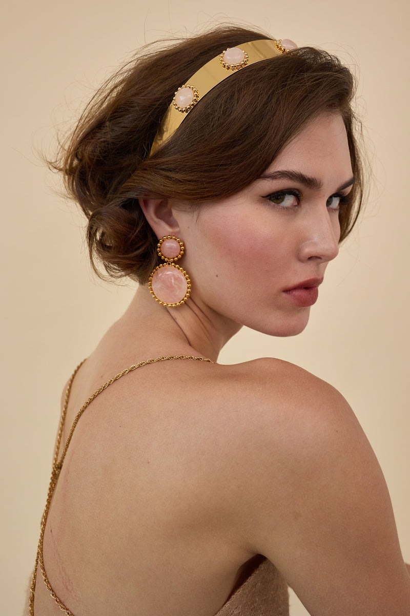 Lina Ballchain Drop Earrings