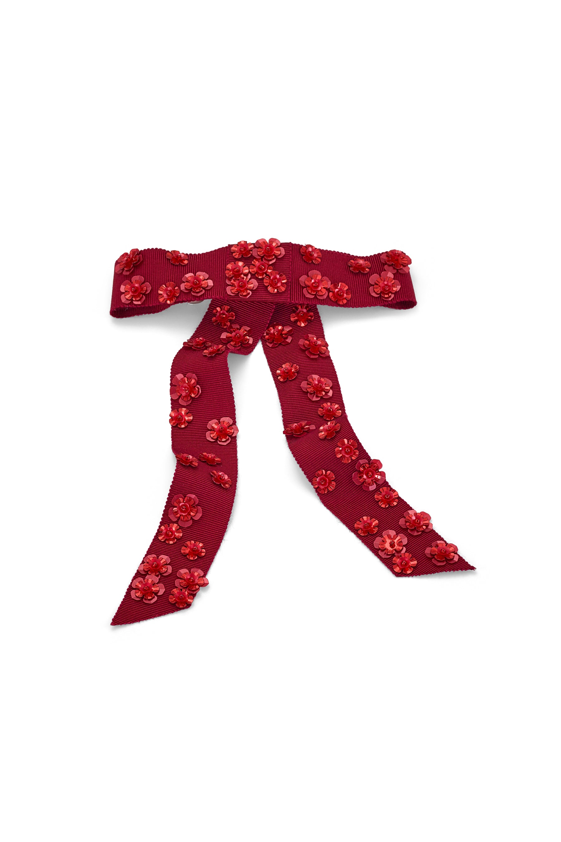 Kate Floral Applique Bow