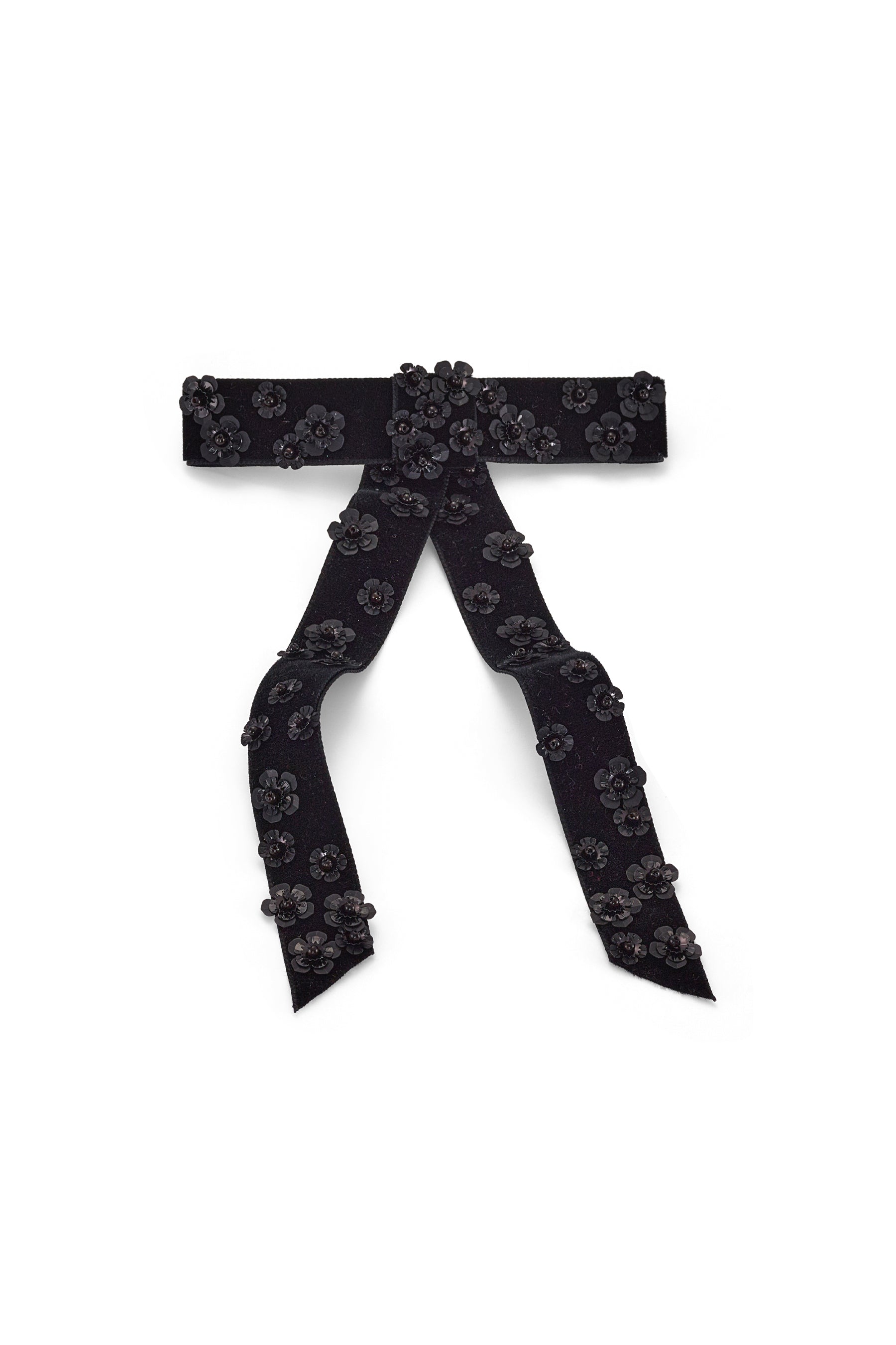 Kate Floral Applique Bow