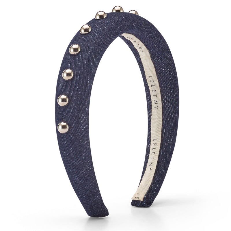 Dakota Denim Studded Headband