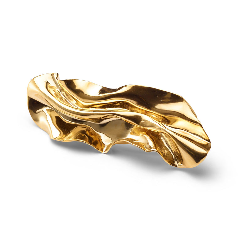 Glossy Draped Barrette