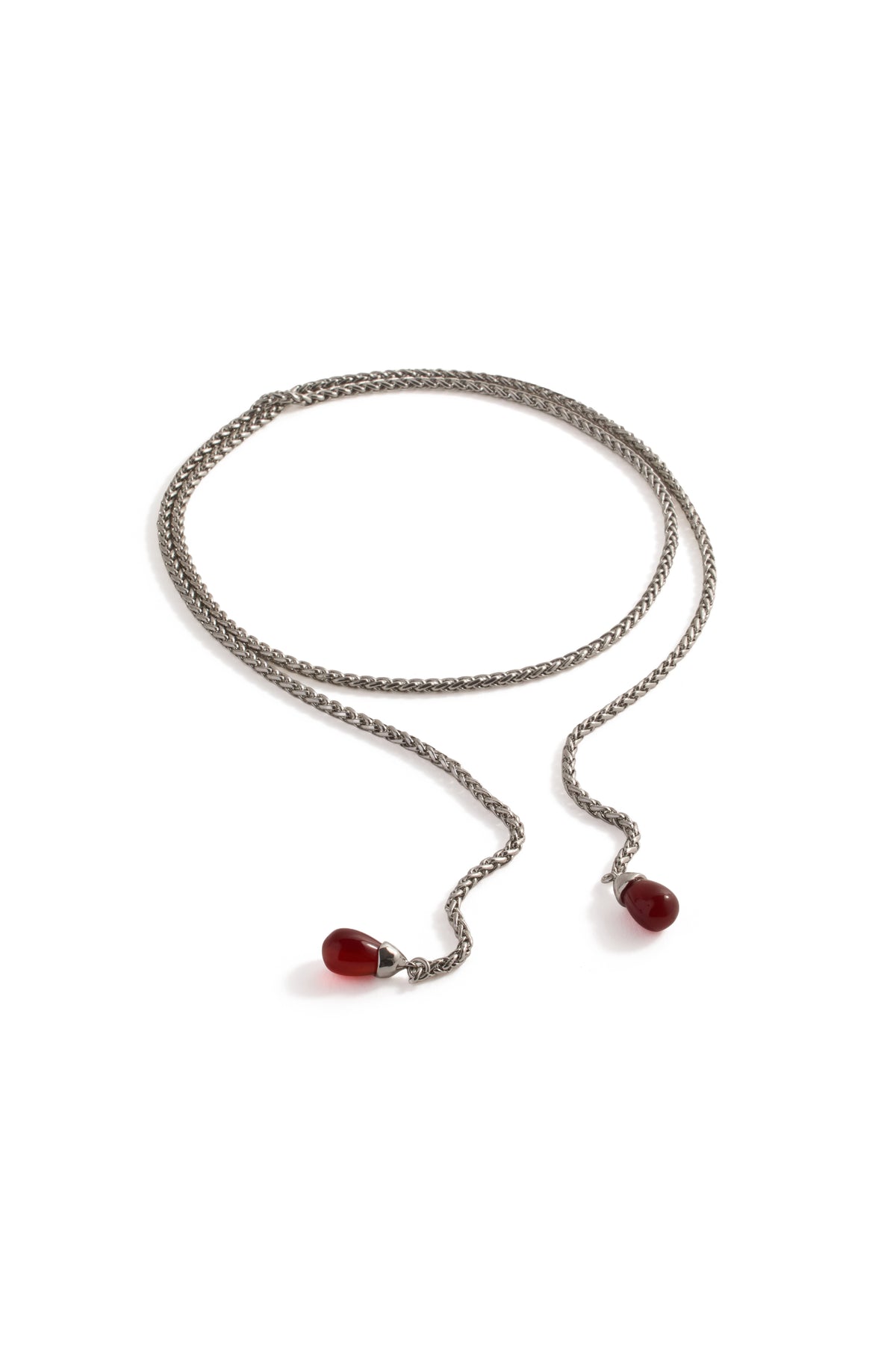 Mila Stone Lariat Necklace