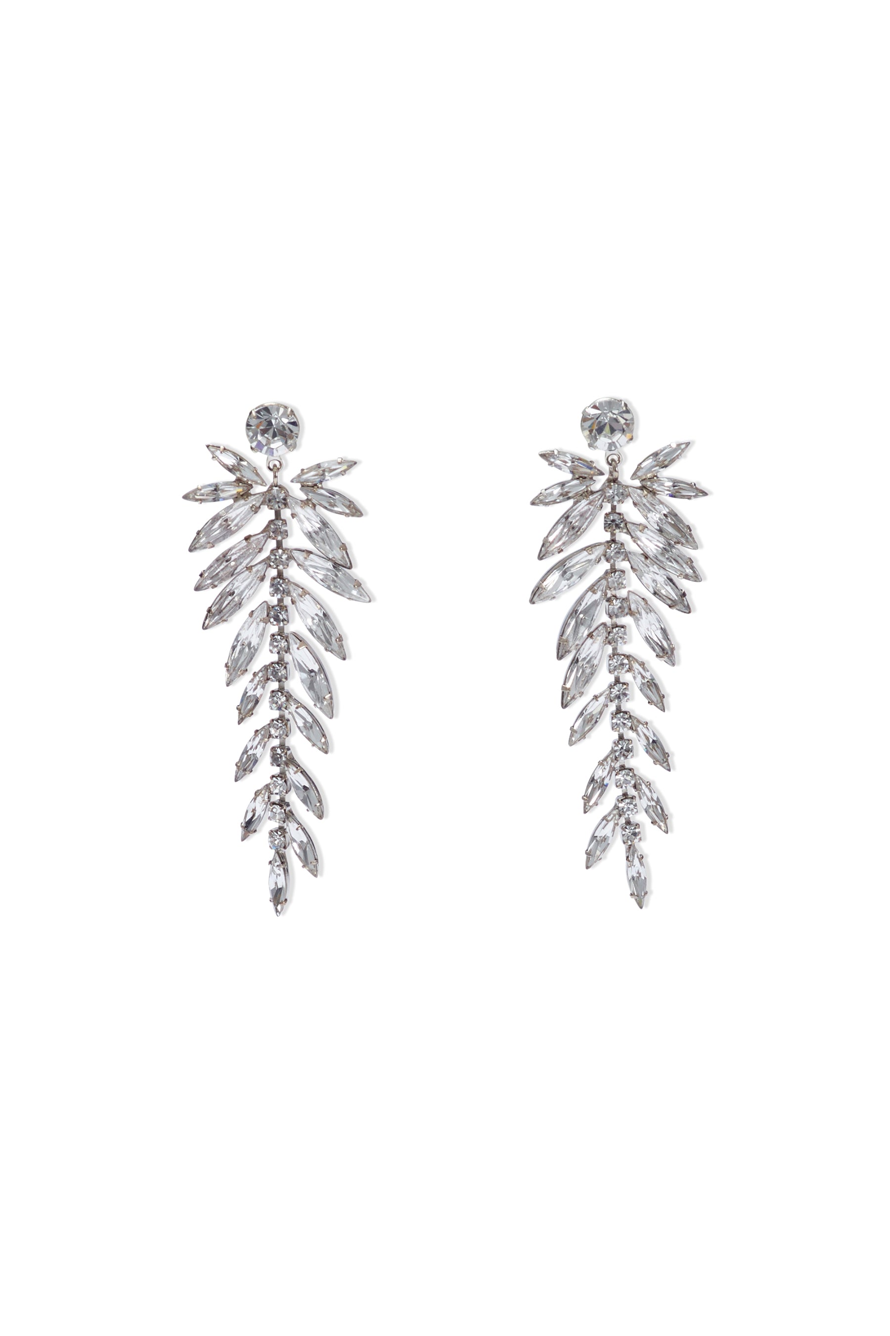 Rhea Crystal Hang Earrings