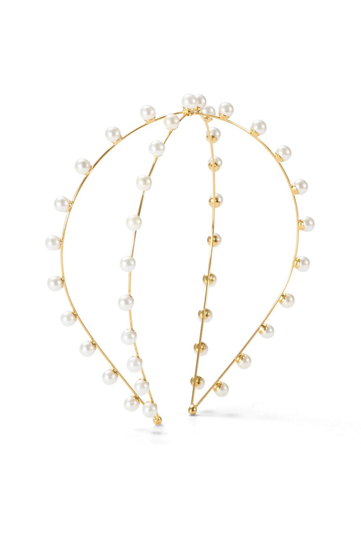 LELET NEW YORK VINTAGE PEARL NIKKI HALO Nikki Pearl Exes Headband main image 2
