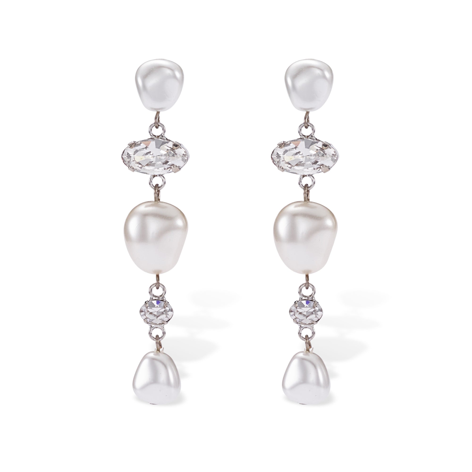 Aria Strong Lustre Round Pearl cheapest Stud Earrings