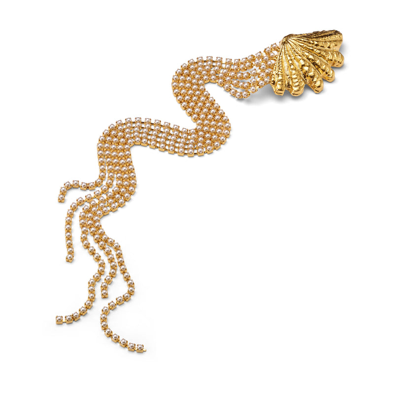 Nadia Pearl Chain Clip