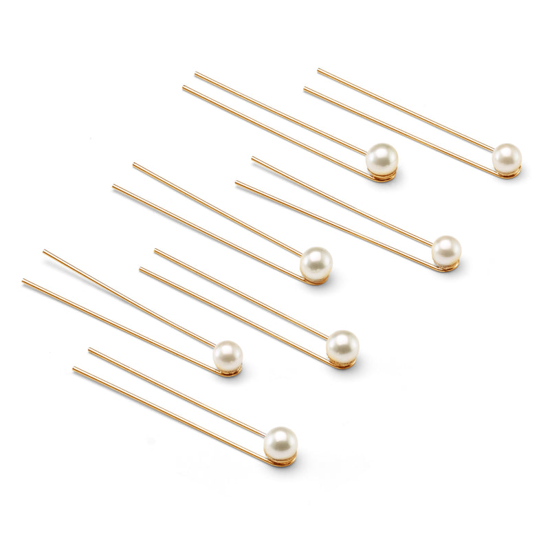 Pearl Hair Pin Set of 7