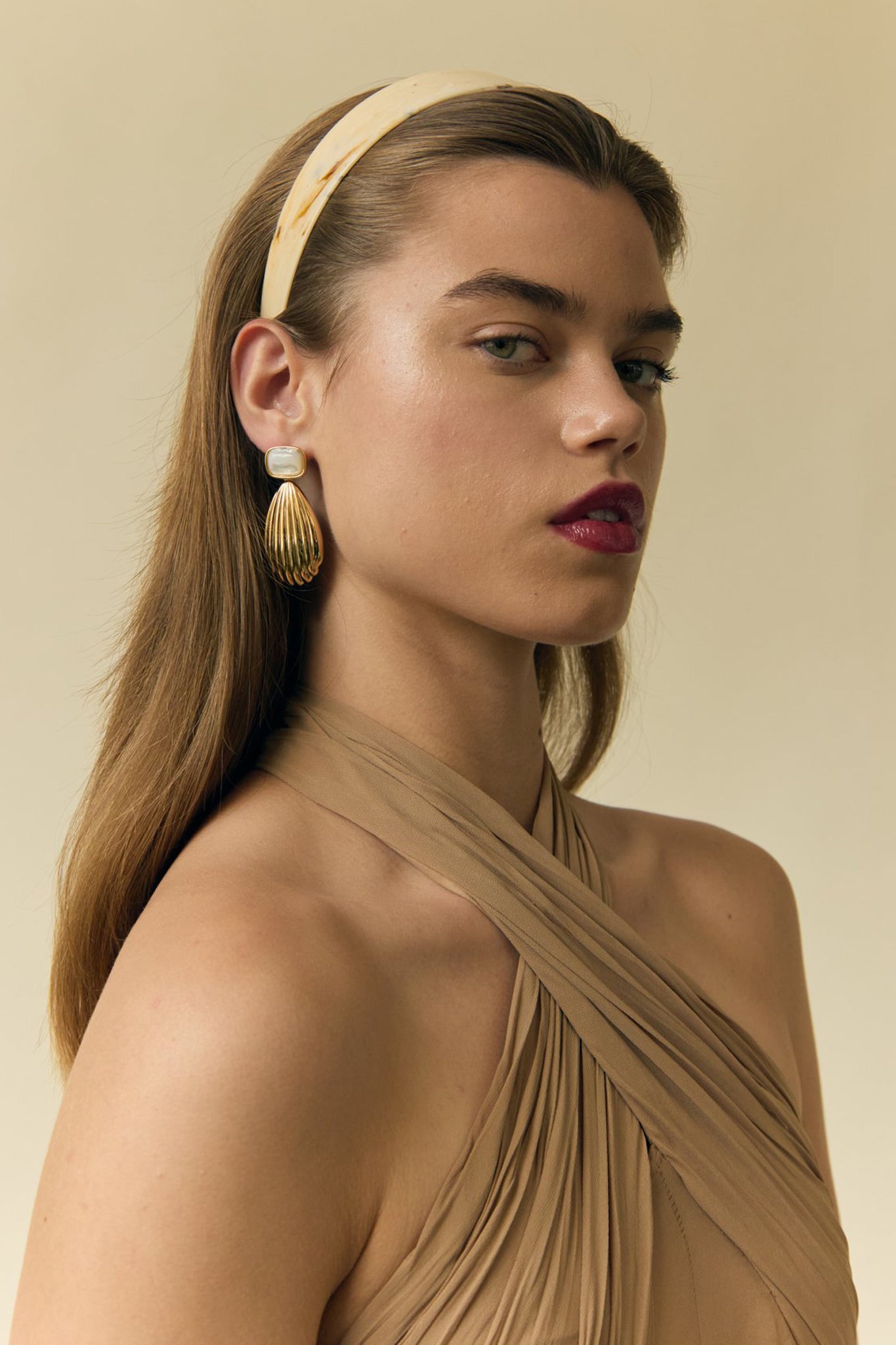 Chiara Shell Oversized Earrings