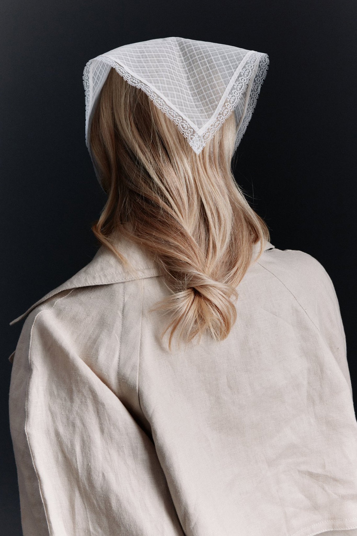Lace Trim Bandana