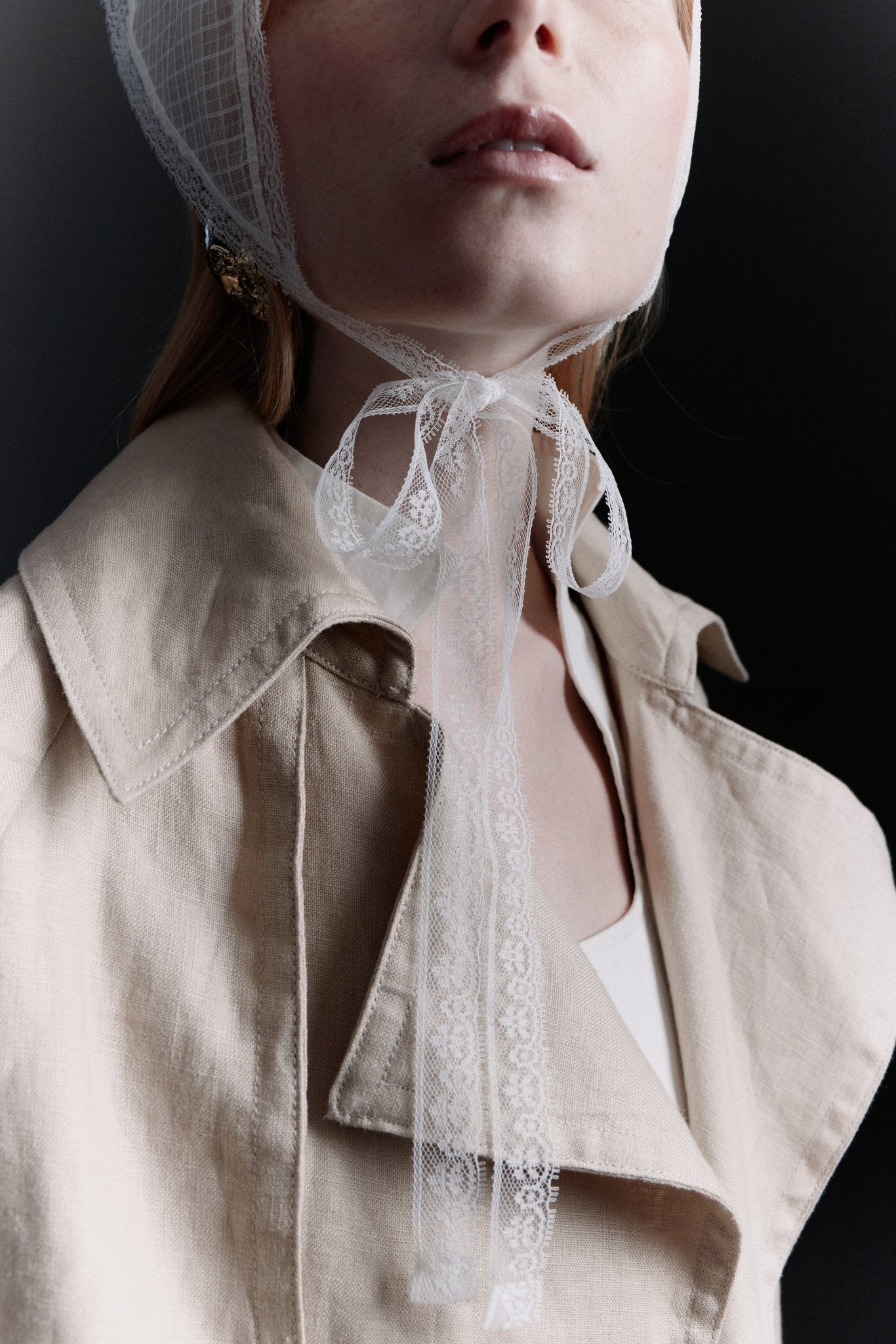 Lace Trim Bandana