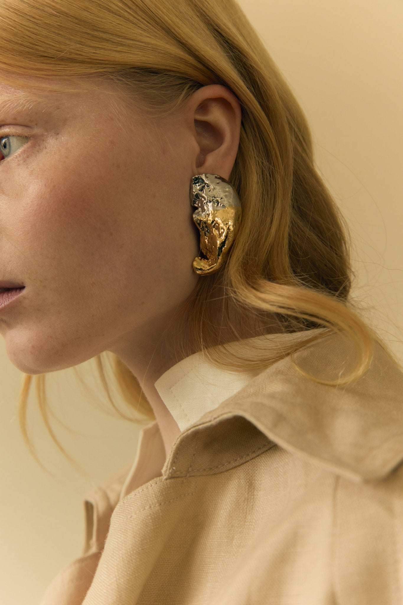 Julie Hammered Earrings