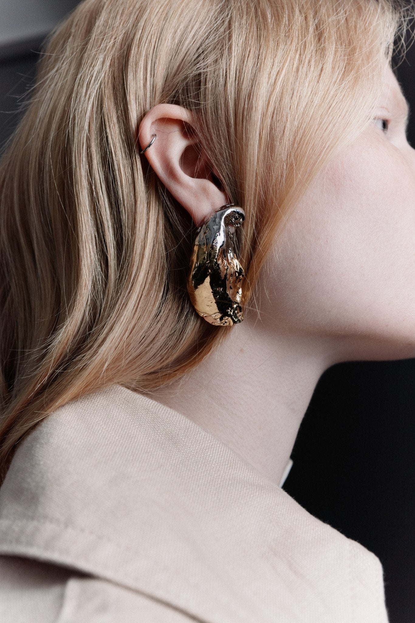 Julie Hammered Earrings