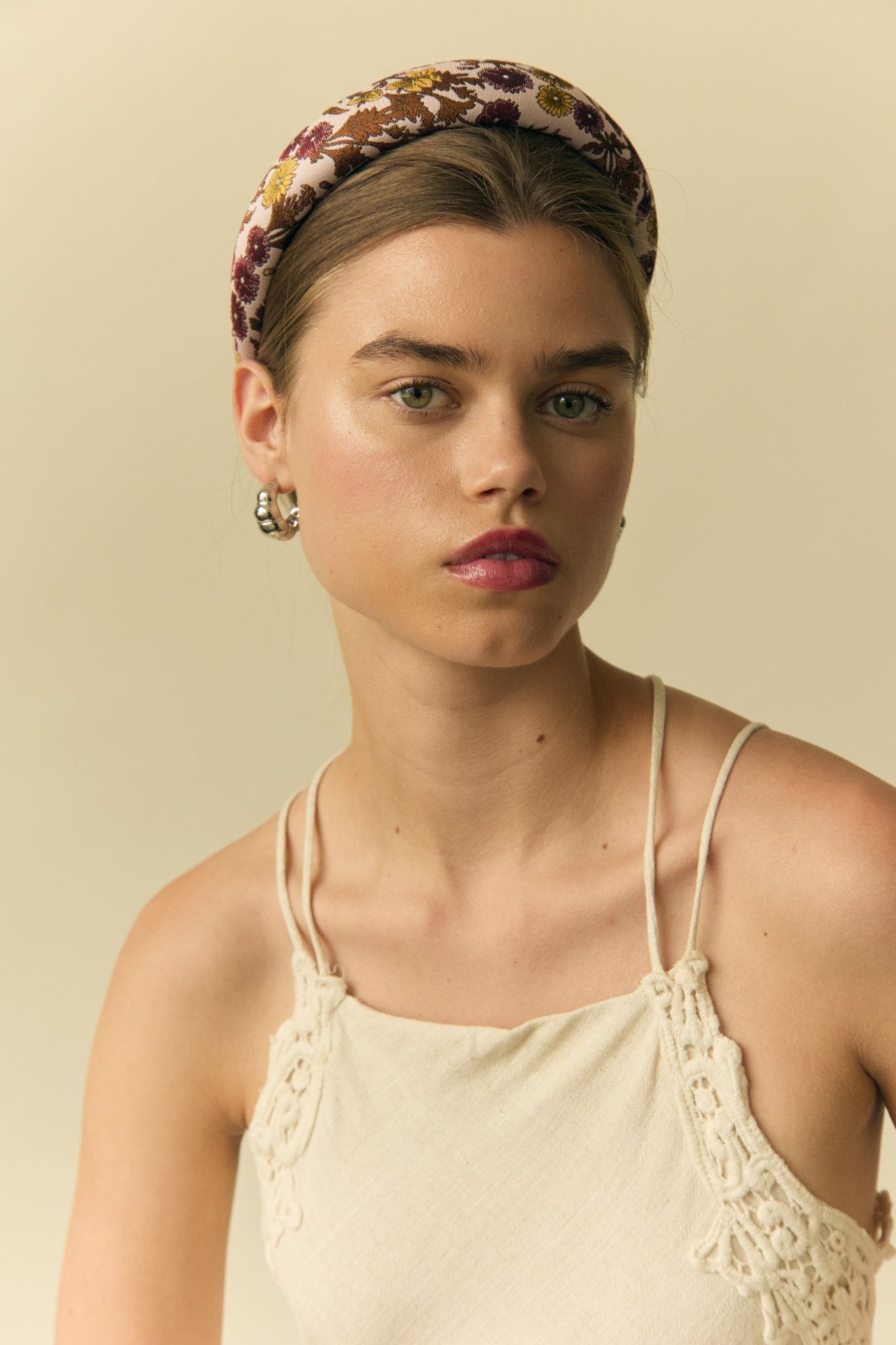 Dahlia Jacquard Padded Headband