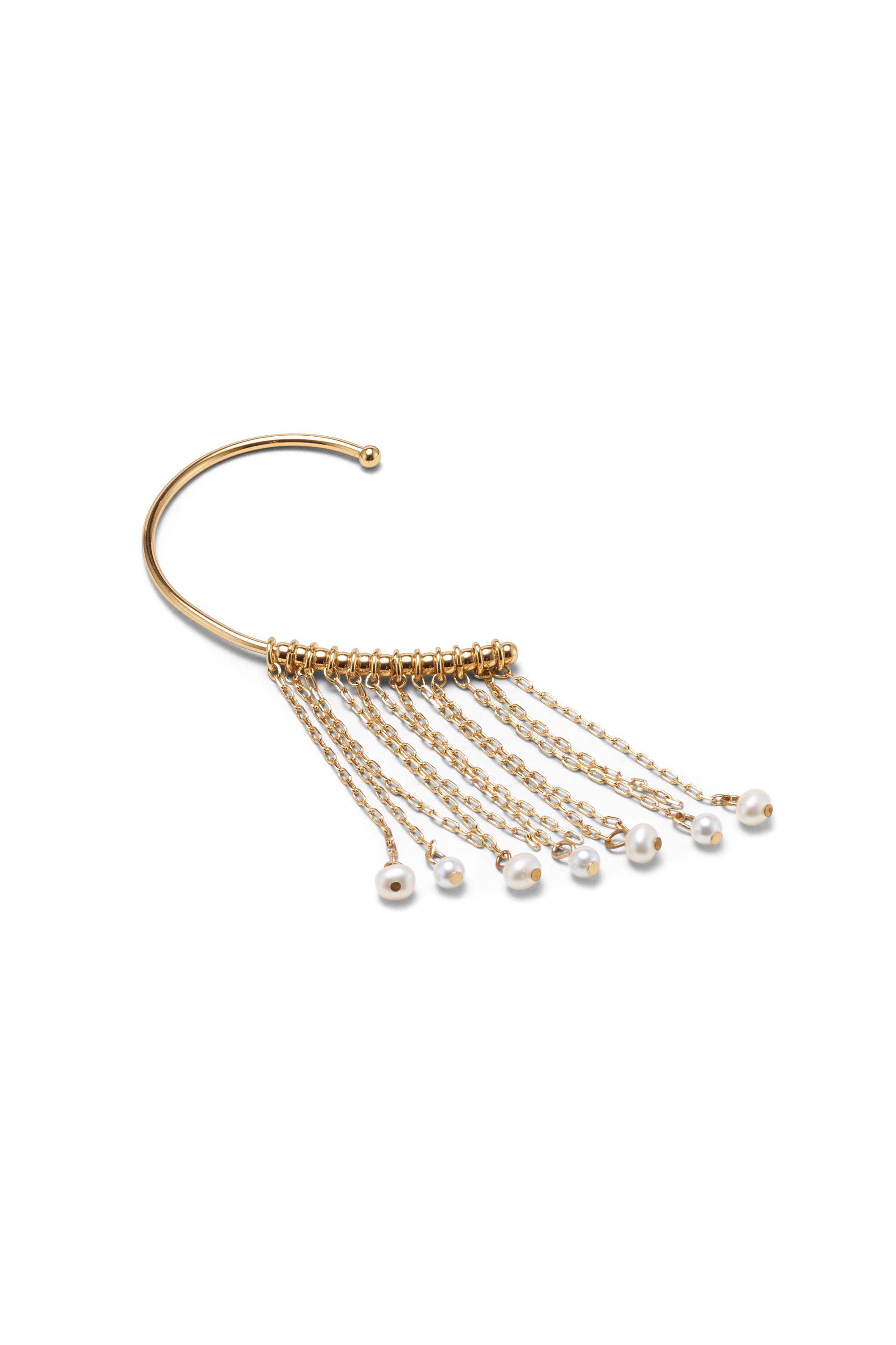 Freshwater Pearl Tassel Ear Cuff
