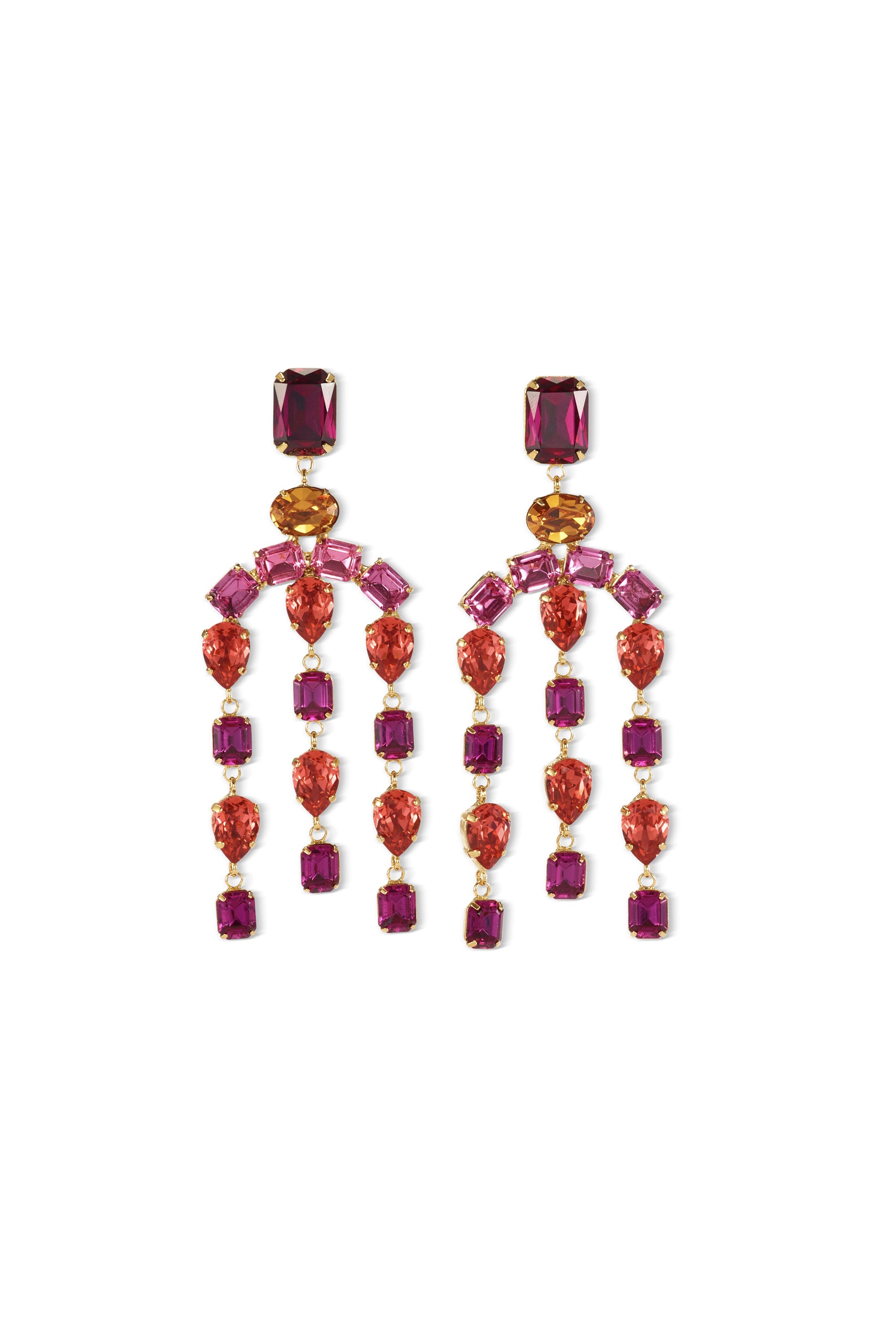 Mika Crystal Chandelier Earrings