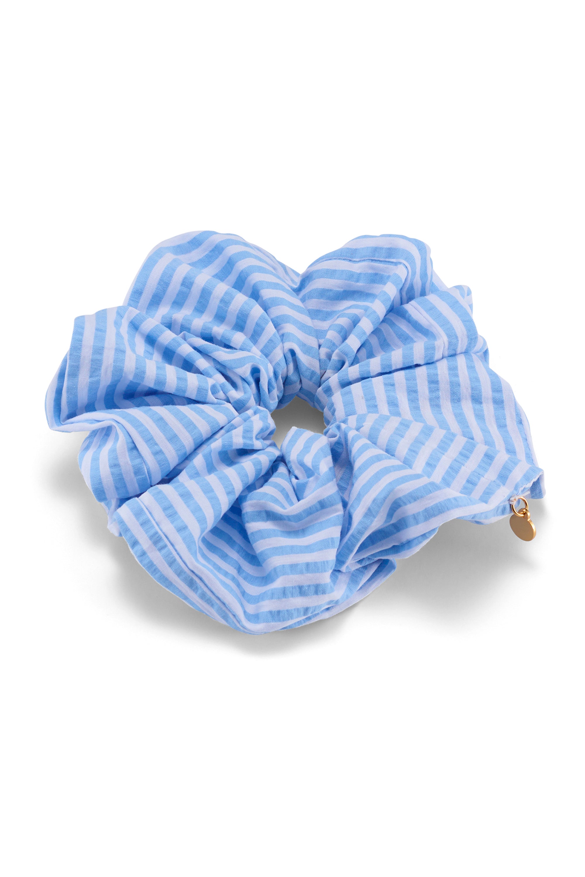 Amy Seersucker Oversized Scrunchie