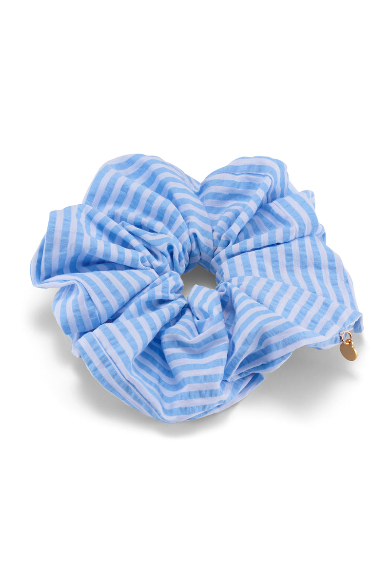 Amy Seersucker Oversized Scrunchie