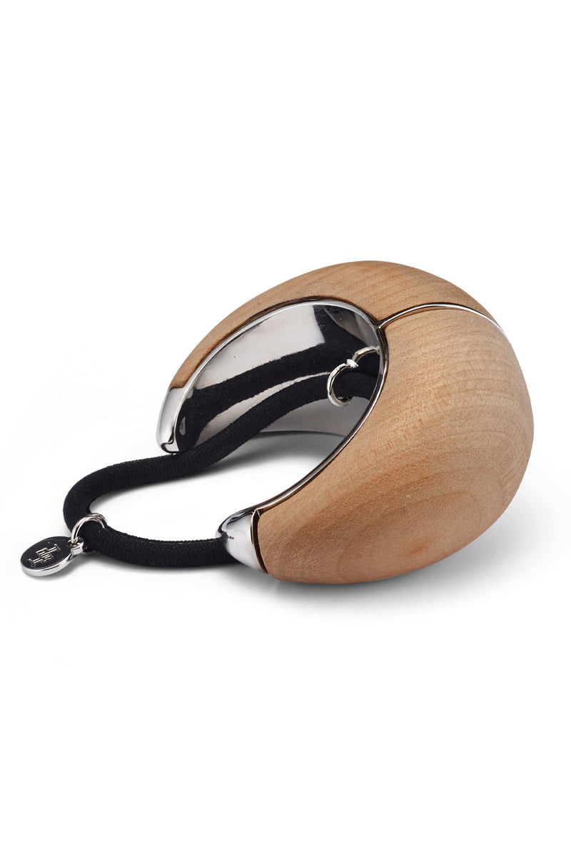 Amara Wood Dome Pony Cuff