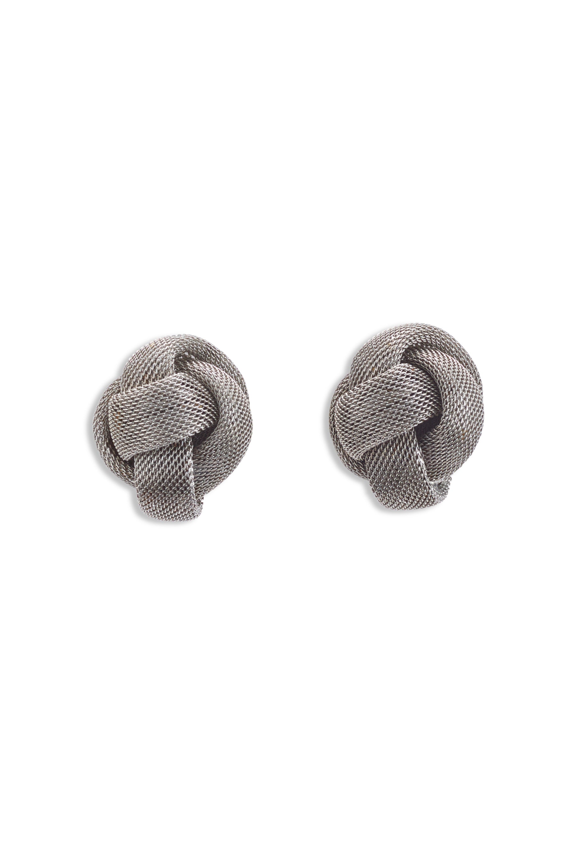 Charlotte Knotted Clip On Earrings