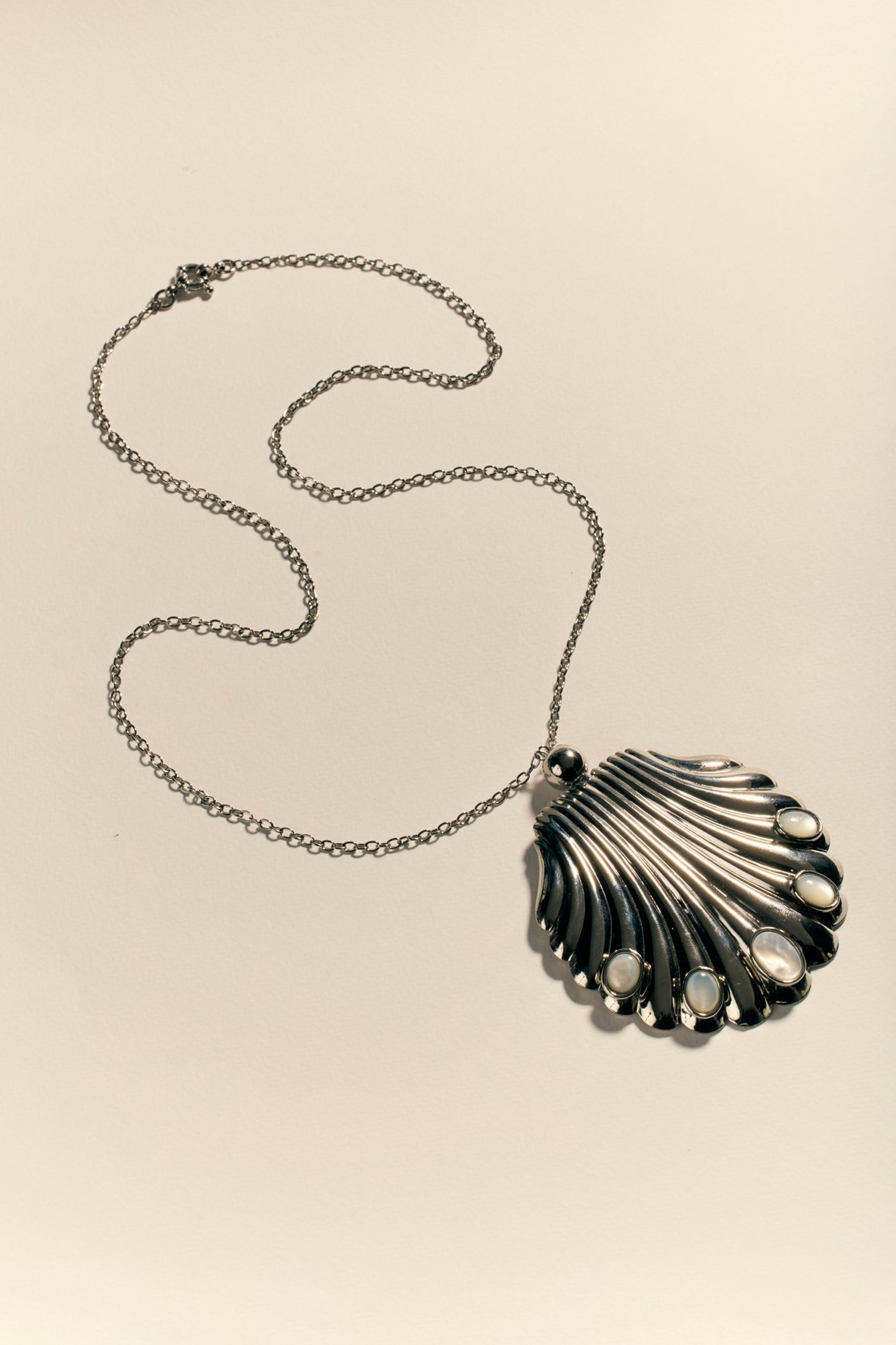 Nellie Mother Of Pearl Shell Necklace