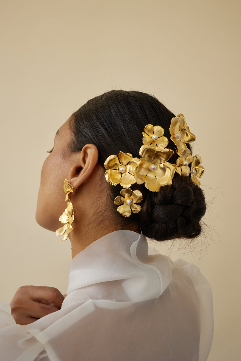 Eden Floral Comb Set