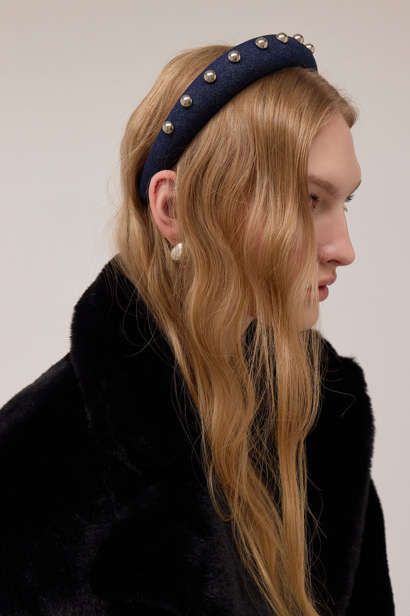 Dakota Denim Studded Headband