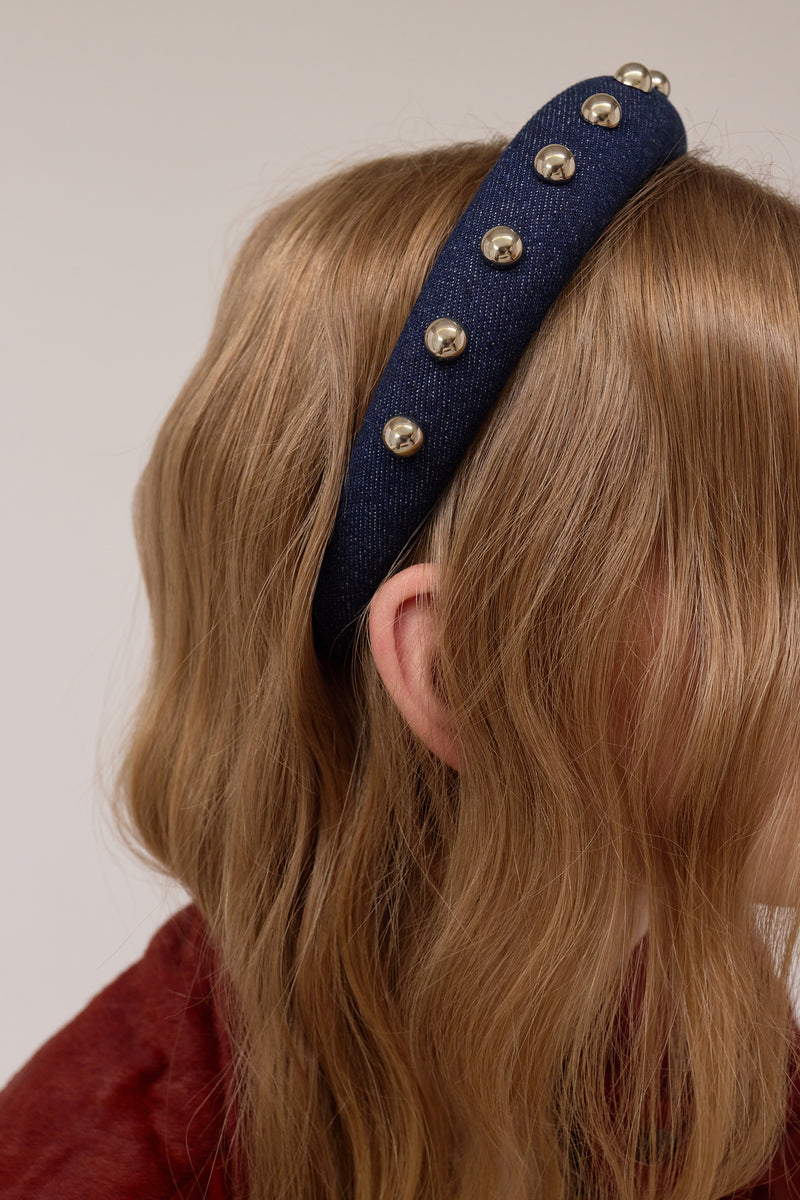 Dakota Denim Studded Headband