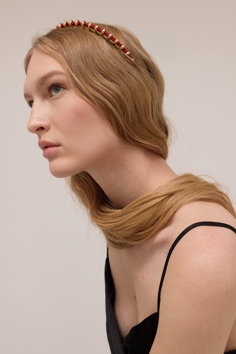 Bentley Braided Leather Headband