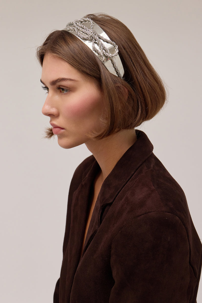 Sasha Mesh Metal Wide Headband