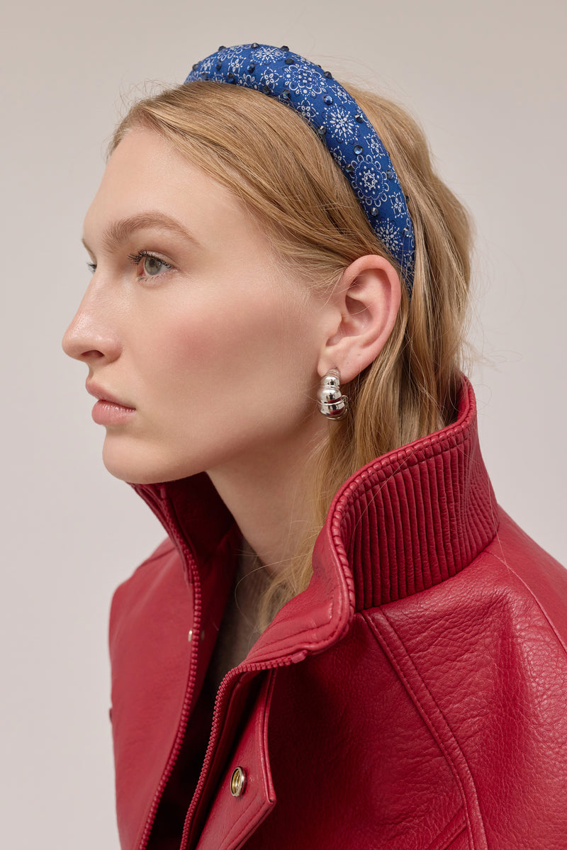 Paisley Crystal Padded Headband