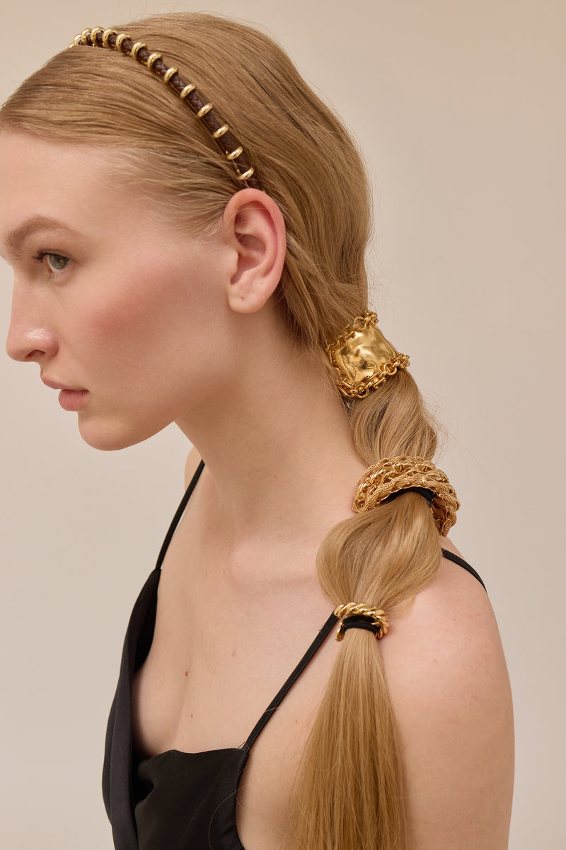 Bentley Braided Leather Headband