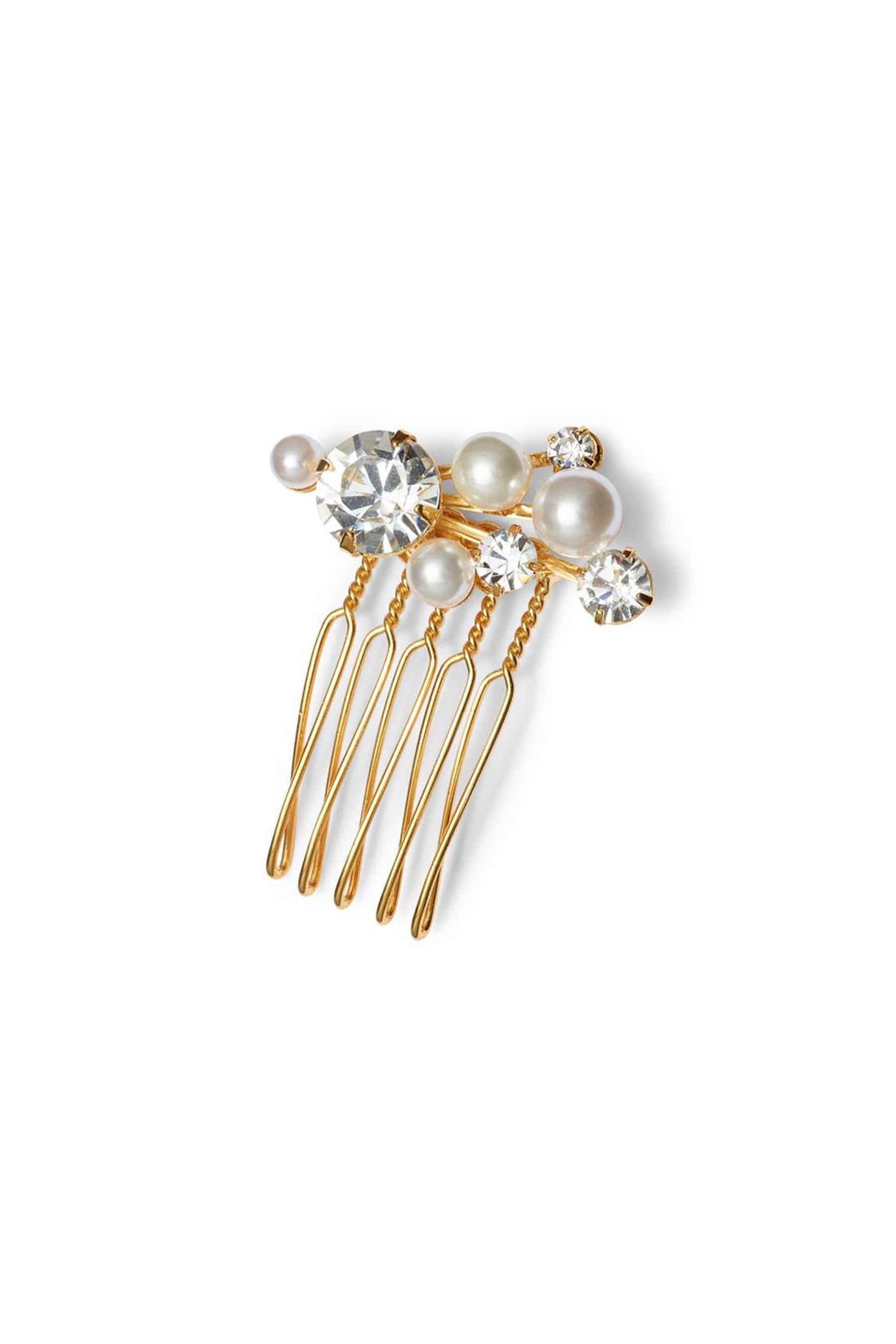 Mercury Pearl and Crystal Comb