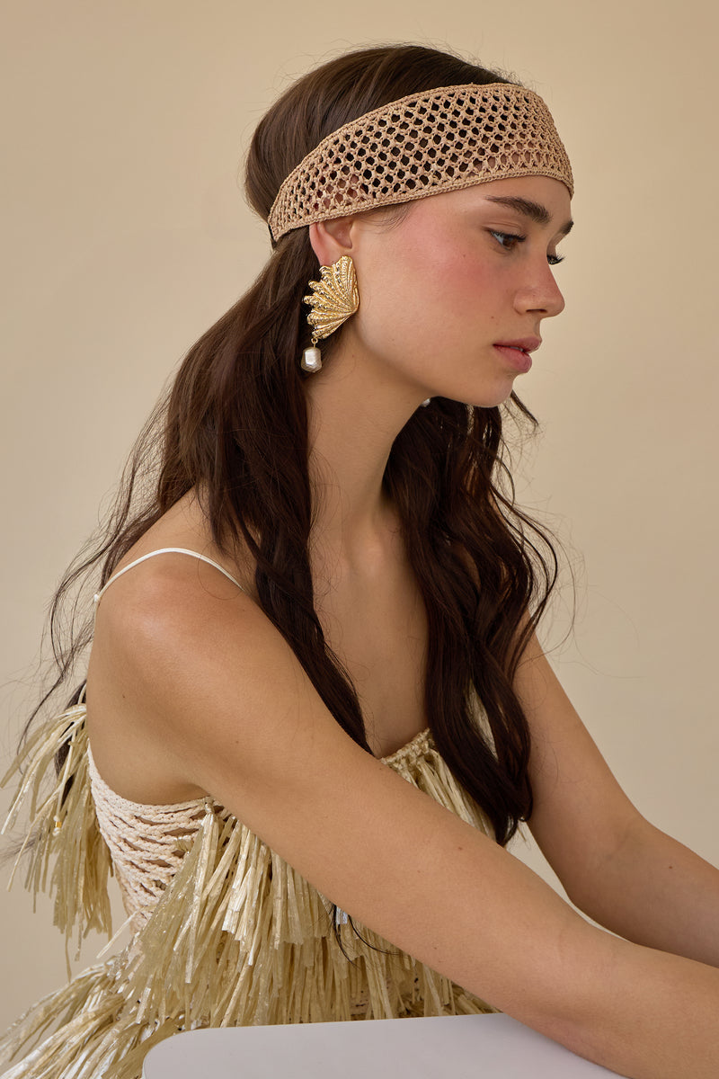 Naya Raffia Headwrap