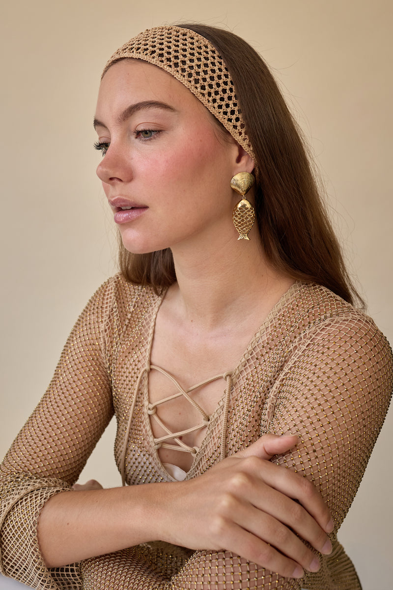 Naya Raffia Headwrap