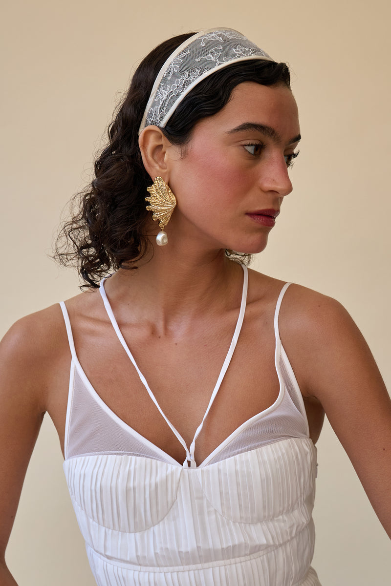 Giselle Lace Wide Headband