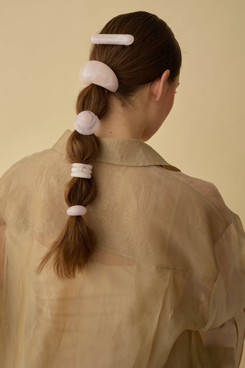 Leila Swirl Ponytail Holder