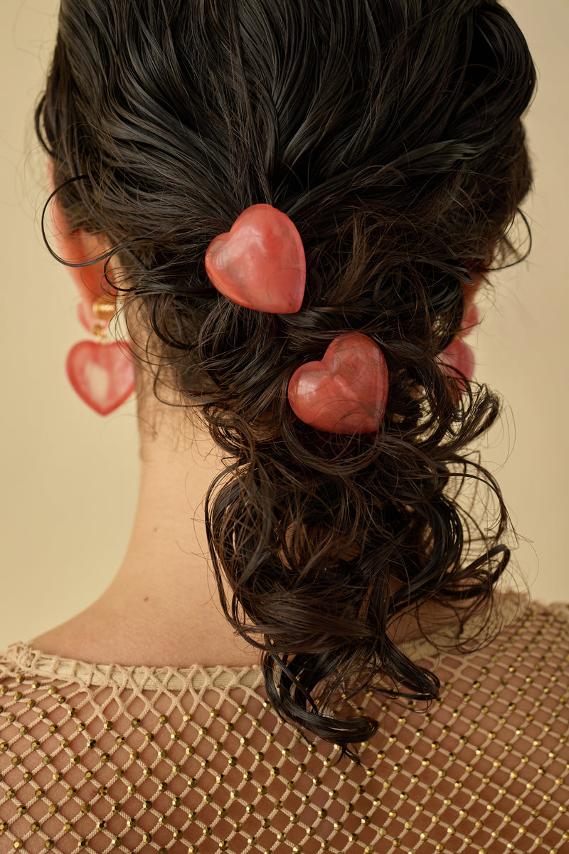 Gigi Mini Heart Ponytail Holder