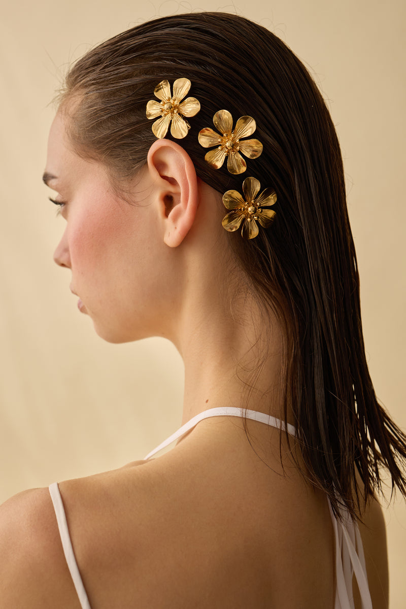 Floral Clip Set of 3