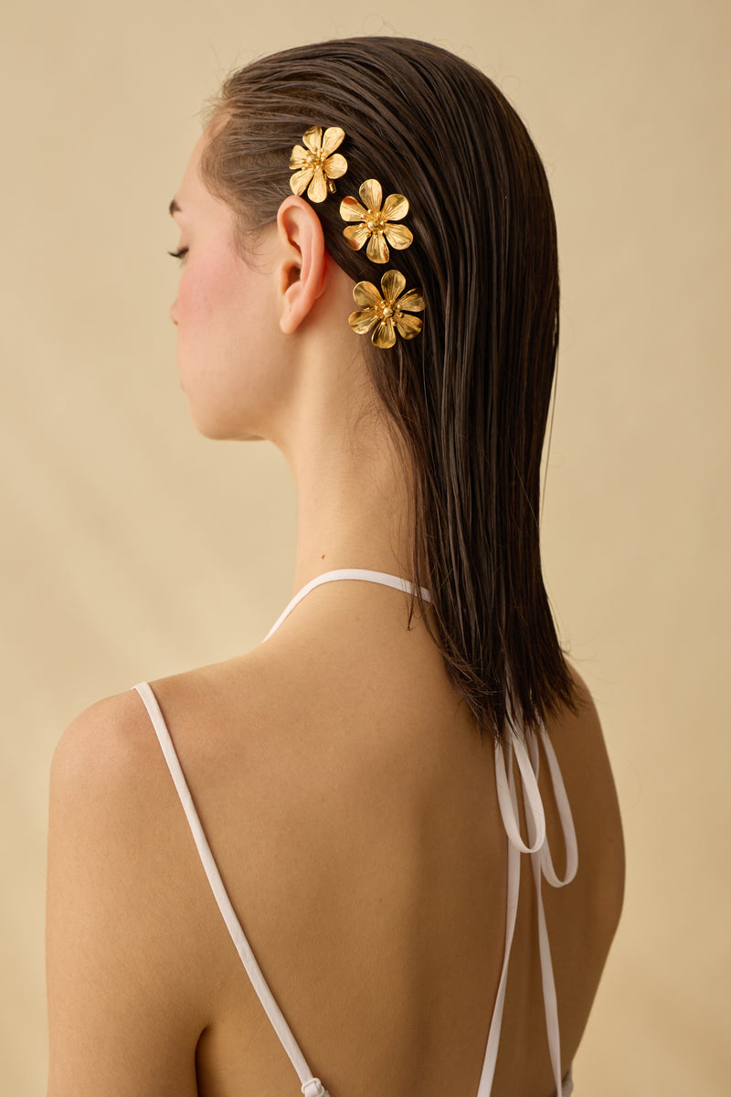 Floral Clip Set of 3