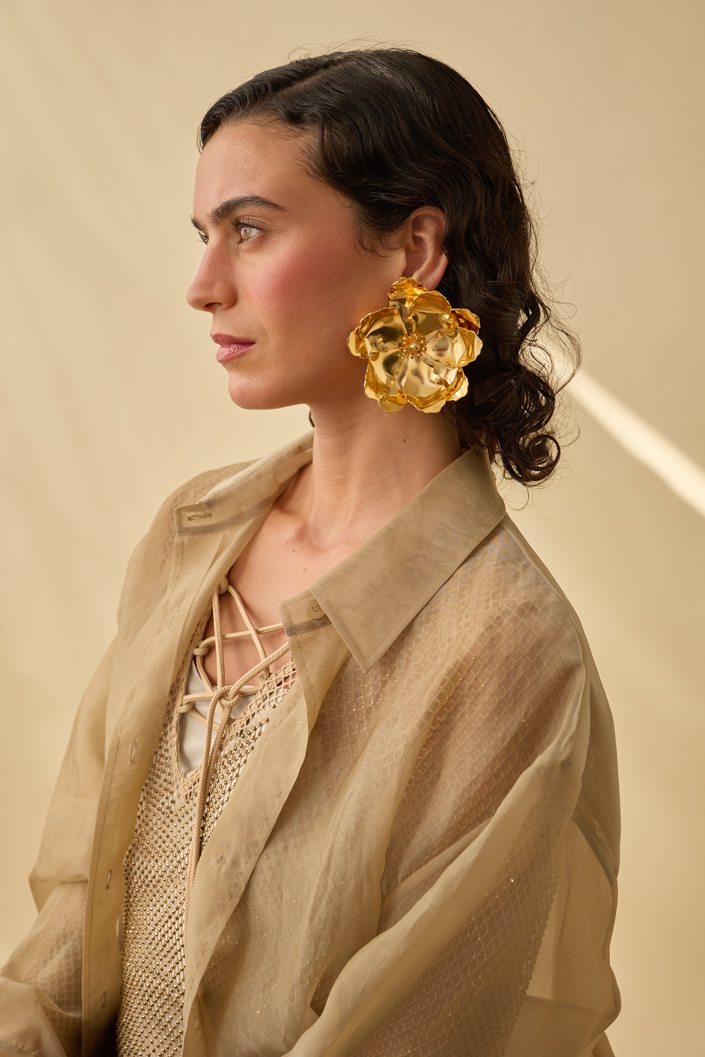 Lilly Bloom Clip On Earrings